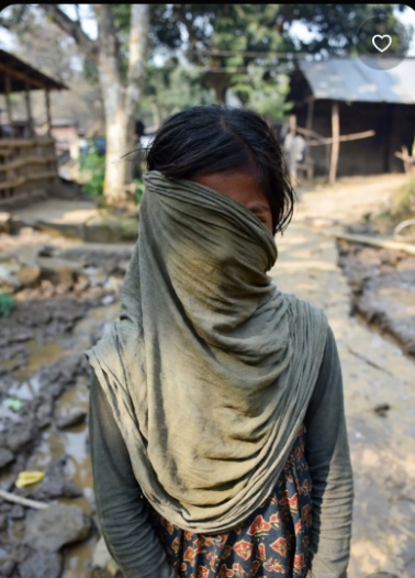 গ্রামের মেয়েদের পিক মুখ ঢাকা