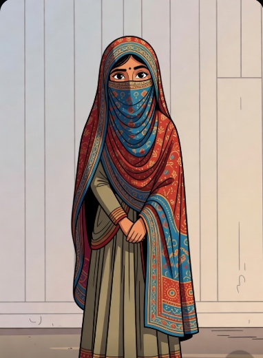 পর্দাশীল মেয়েদের পিক কার্টুন
