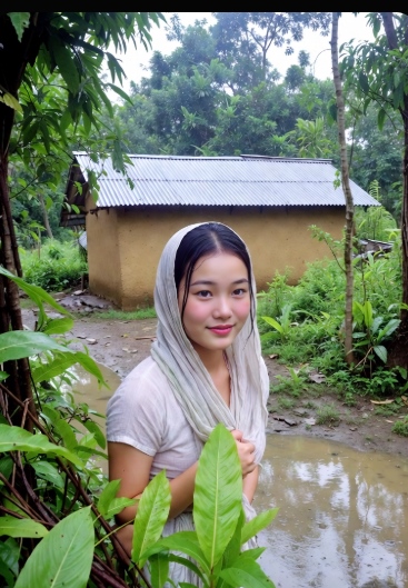 বাংলাদেশের গ্রামের মেয়েদের পিক