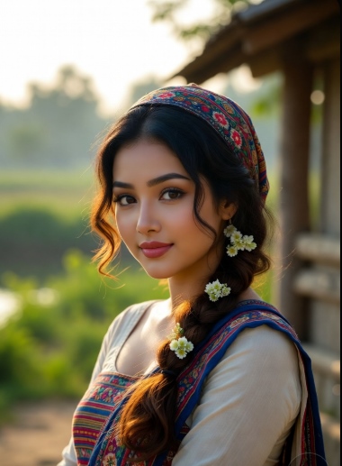 সুন্দরী গ্রামের মেয়েদের পিক