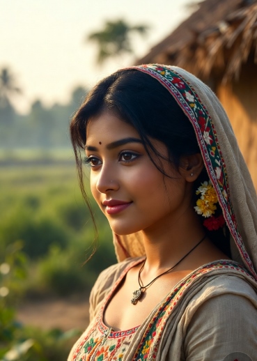 সুন্দরী গ্রামের মেয়েদের পিক