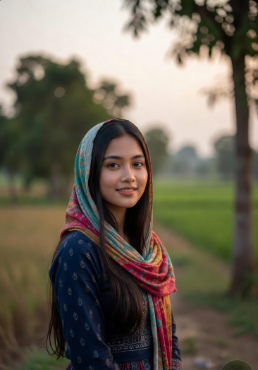গ্রামের সুন্দরী মেয়েদের পিক