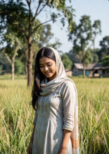 গ্রামের সুন্দরী মেয়েদের পিক